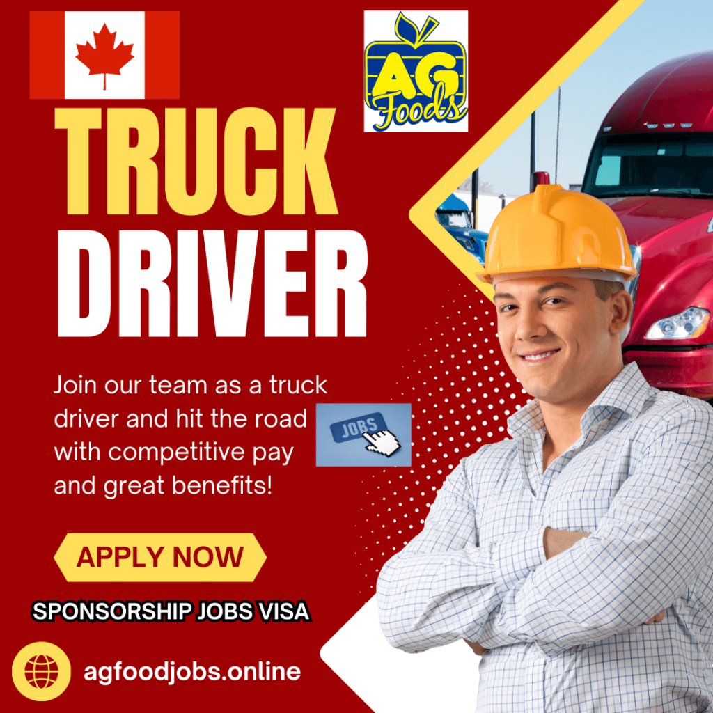 Truck Driver Jobs in Canada with Visa Sponsorship 2025